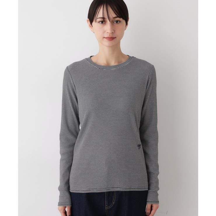 【吸湿発熱/抗菌防臭】ジンジャー混クルーネックプルオーバー | Dessin | 詳細画像13 