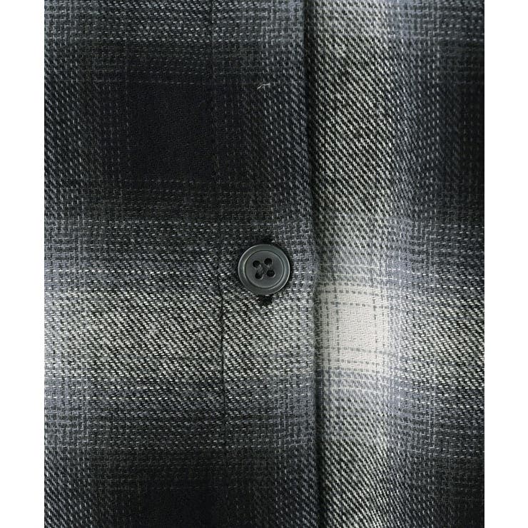 【洗える】起毛オンブレーチェック柄シャツ | Dessin | 詳細画像8 