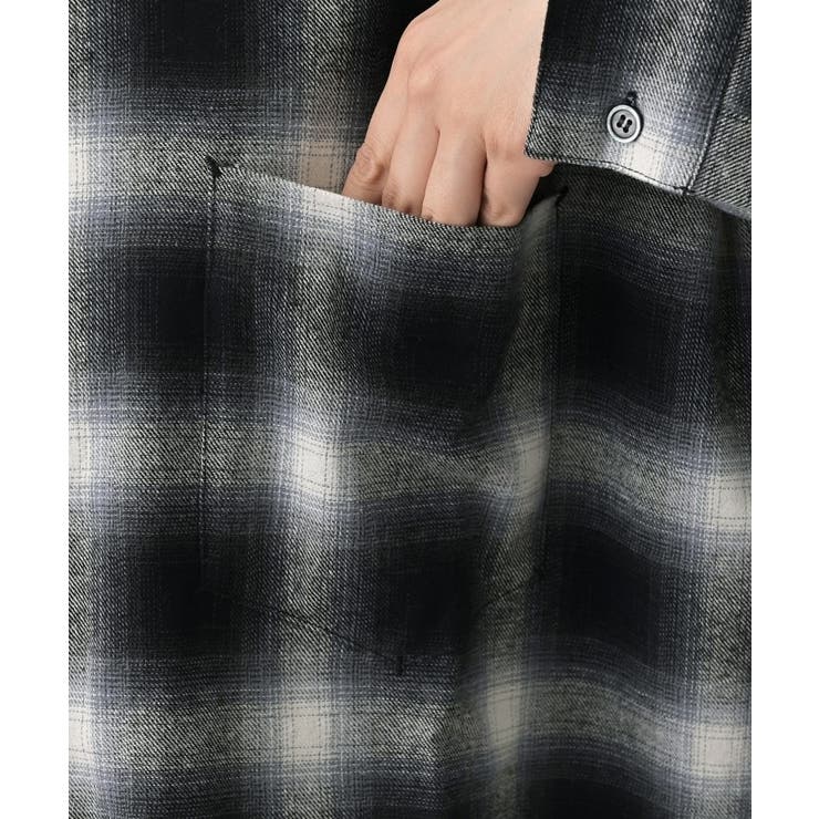 【洗える】起毛オンブレーチェック柄シャツ | Dessin | 詳細画像13 