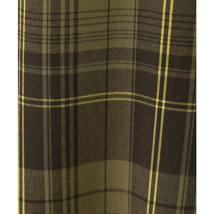 【洗える】チェック柄起毛フレアスカート | Dessin | 詳細画像8 