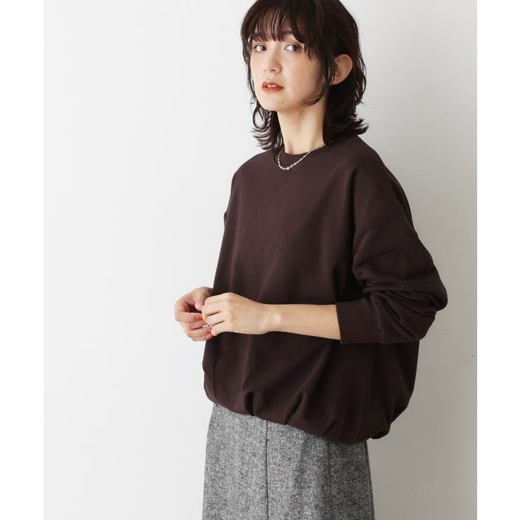 【洗える】バルーンシルエットミニ裏毛プルオーバー | Dessin | 詳細画像6 