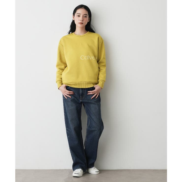 【洗える】裏起毛ロゴスウェット | Dessin | 詳細画像7 