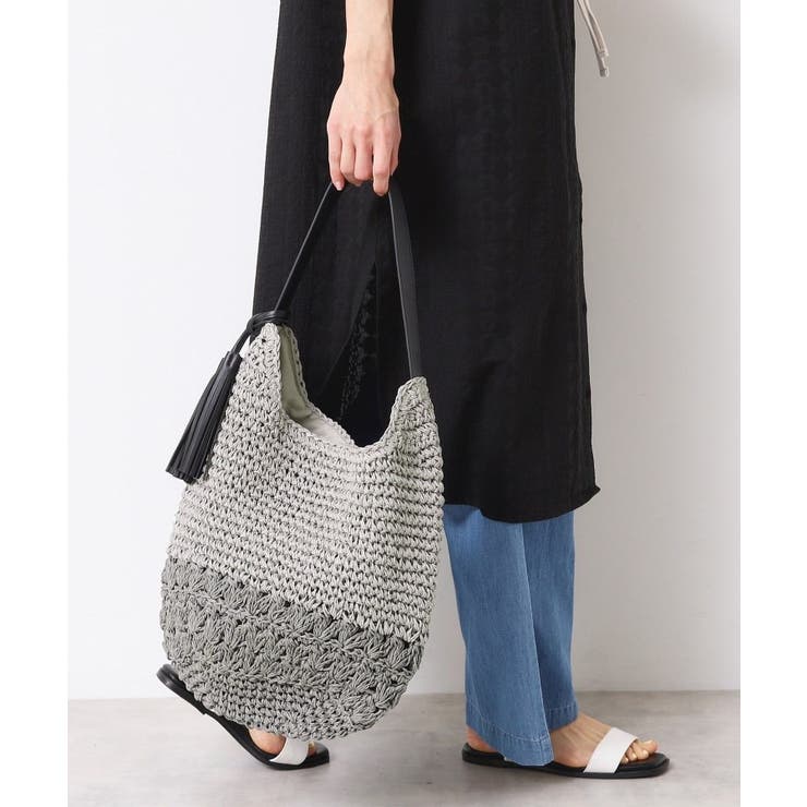 【軽量】タッセルペーパーショルダーバッグ | Dessin | 詳細画像7 