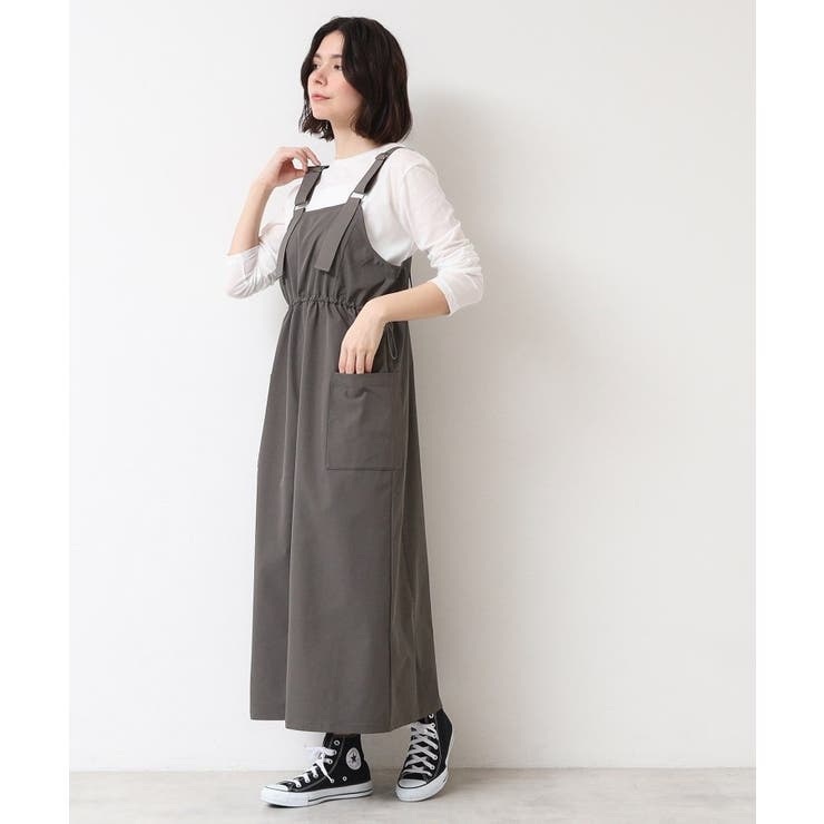 【洗える】ベルト付きワークジャンスカ(S~L) | Dessin | 詳細画像1