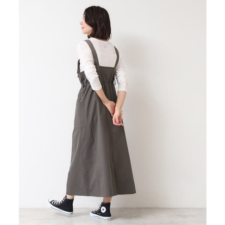 【洗える】ベルト付きワークジャンスカ(S~L) | Dessin | 詳細画像3