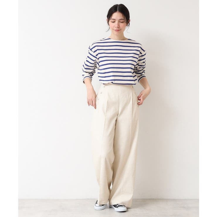 【多機能】リネンブレンドマリンパンツ | Dessin | 詳細画像11 