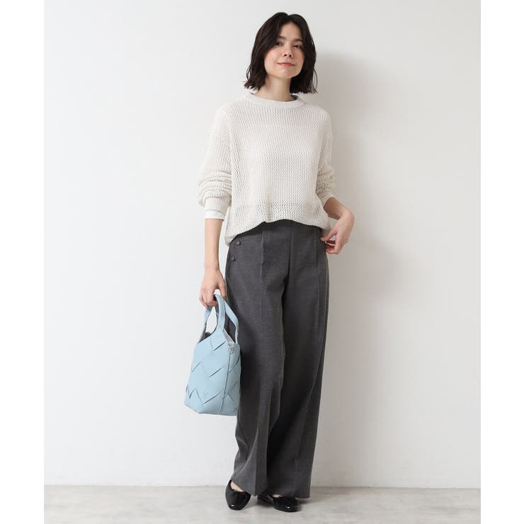 【多機能】リネンブレンドマリンパンツ | Dessin | 詳細画像3 