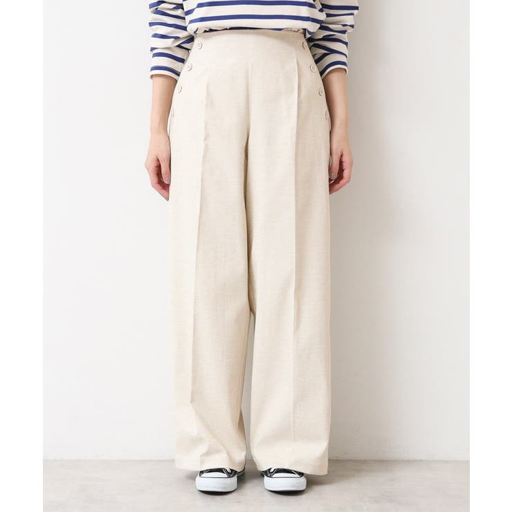 【多機能】リネンブレンドマリンパンツ | Dessin | 詳細画像16 