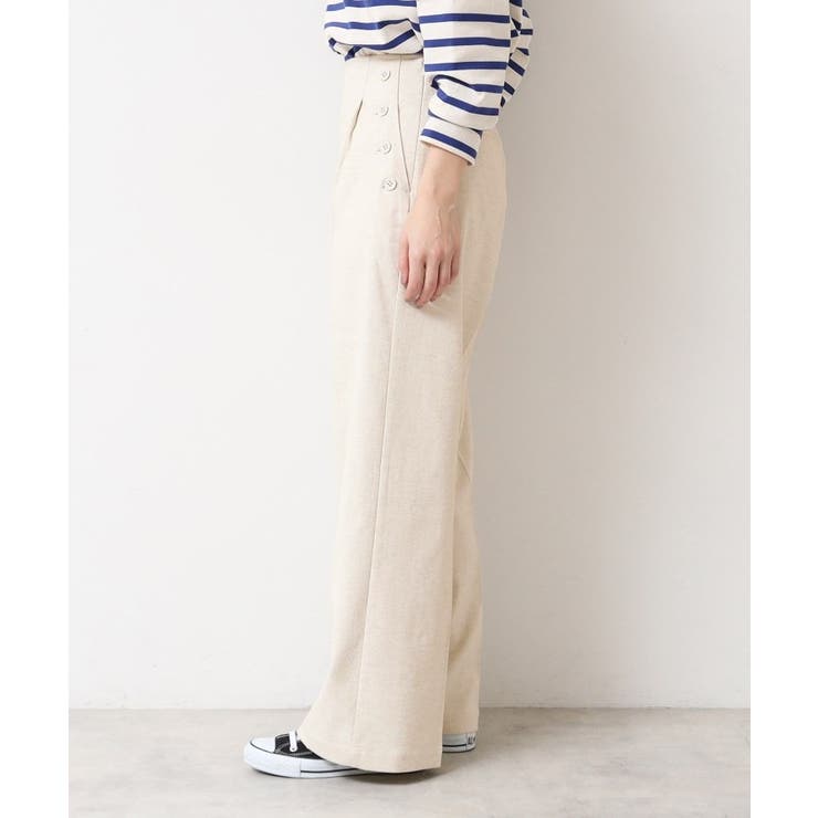 【多機能】リネンブレンドマリンパンツ | Dessin | 詳細画像17 