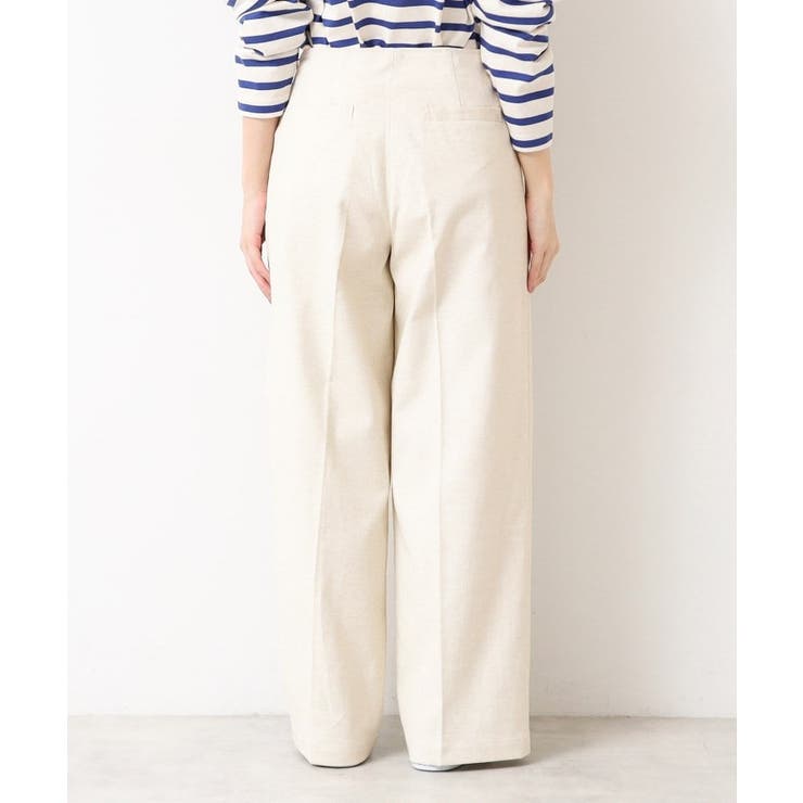 【多機能】リネンブレンドマリンパンツ | Dessin | 詳細画像18 