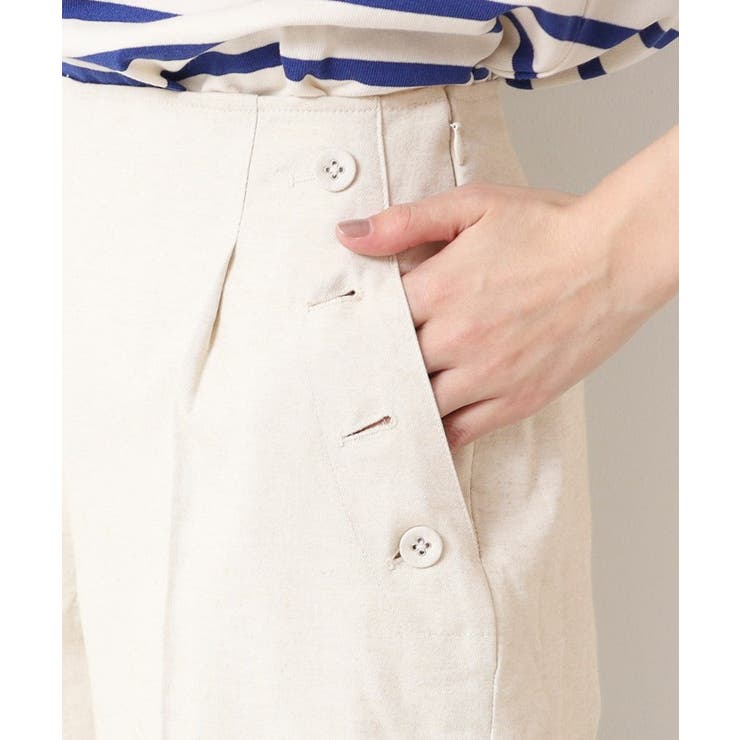【多機能】リネンブレンドマリンパンツ | Dessin | 詳細画像22 