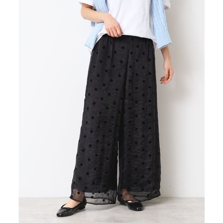 dolce. ドットパンツ white S