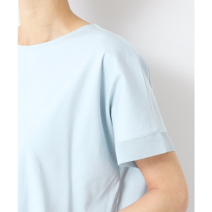 【接触冷感・洗える】美光沢カットソーゆったりシルエット | Dessin | 詳細画像21 