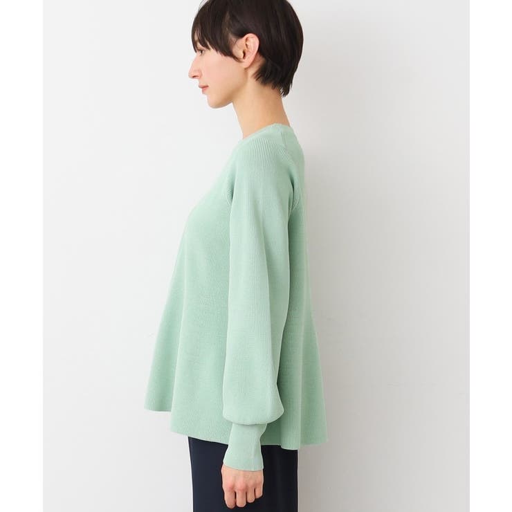 【洗える】ペプラムニット | Dessin | 詳細画像14 