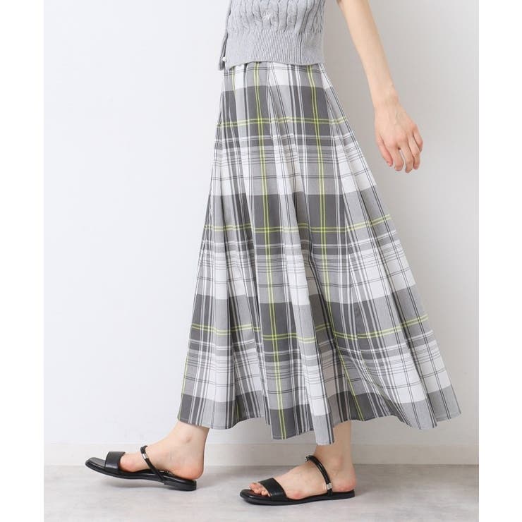 【ウエストゴム・洗える】映えチェック柄スカート（XS～L） | Dessin | 詳細画像19 