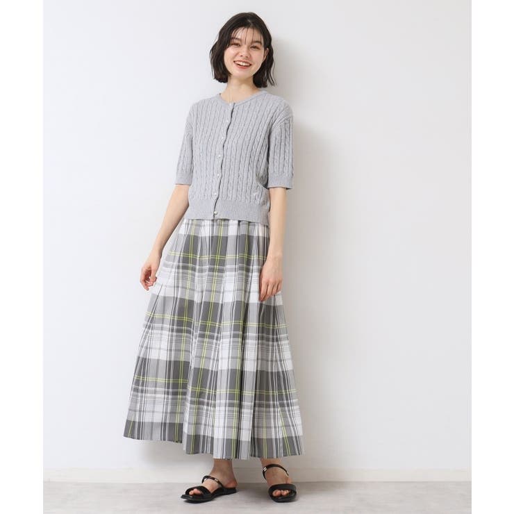 【ウエストゴム・洗える】映えチェック柄スカート（XS～L） | Dessin | 詳細画像20 