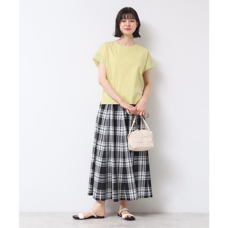 【ウエストゴム・洗える】映えチェック柄スカート（XS～L） | Dessin | 詳細画像29 