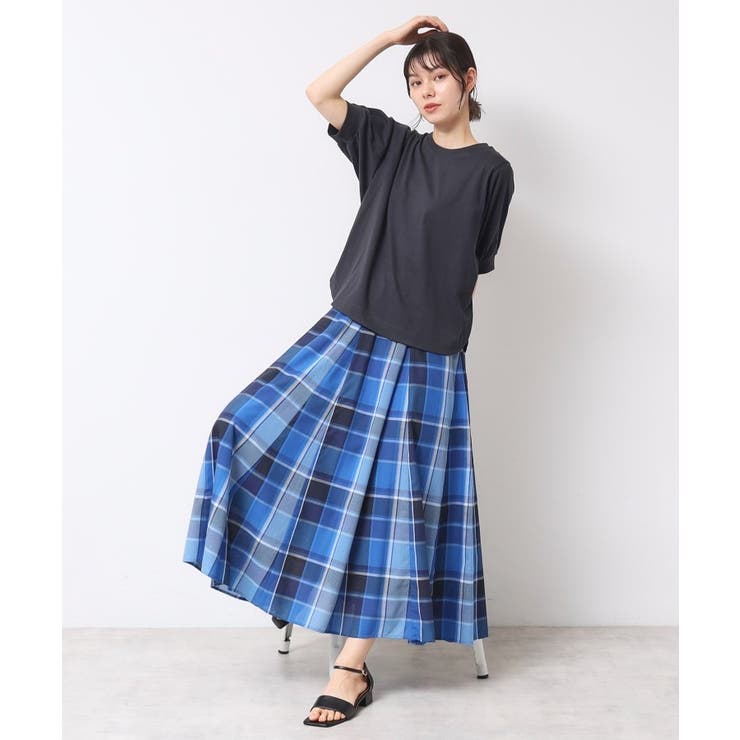 【ウエストゴム・洗える】映えチェック柄スカート（XS～L） | Dessin | 詳細画像35 