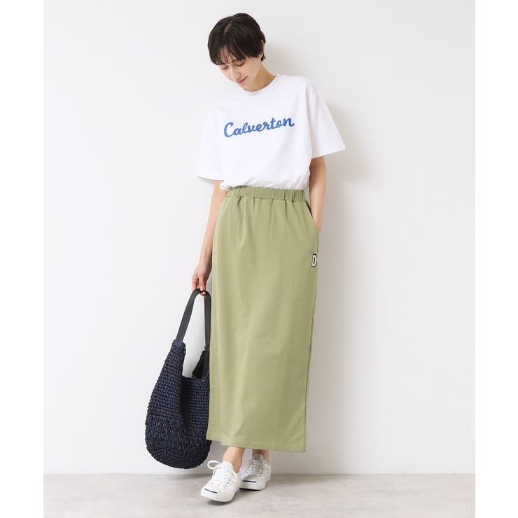 【セットアップ可能・ウエストゴム・洗える】ミニ裏毛タイトスカート | Dessin | 詳細画像2 