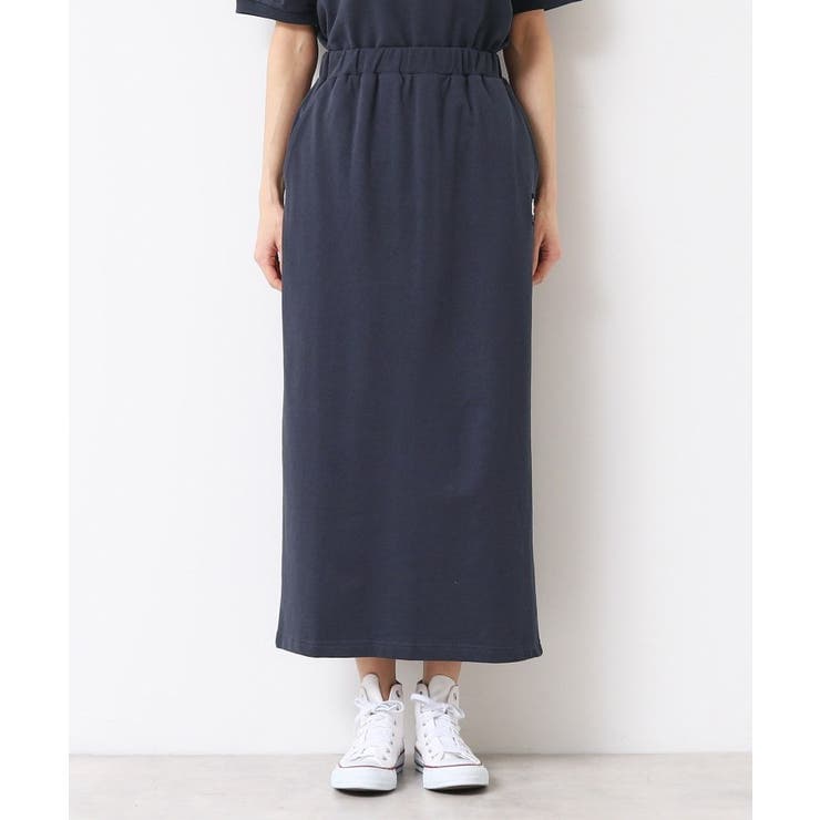 【セットアップ可能・ウエストゴム・洗える】ミニ裏毛タイトスカート | Dessin | 詳細画像9 