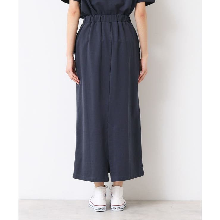 【セットアップ可能・ウエストゴム・洗える】ミニ裏毛タイトスカート | Dessin | 詳細画像11 