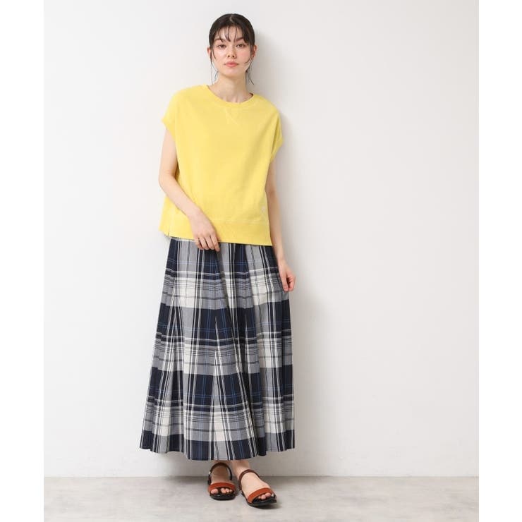 【洗える】フレンチスリーブリブ付きカットソー（S～L） | Dessin | 詳細画像14 