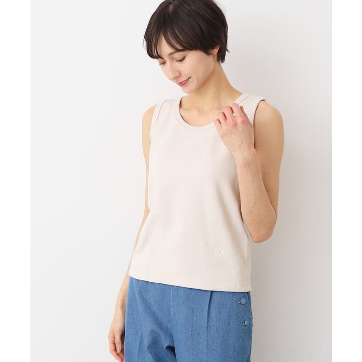 【洗える】リブタンクトップ（S～L） | Dessin | 詳細画像9 