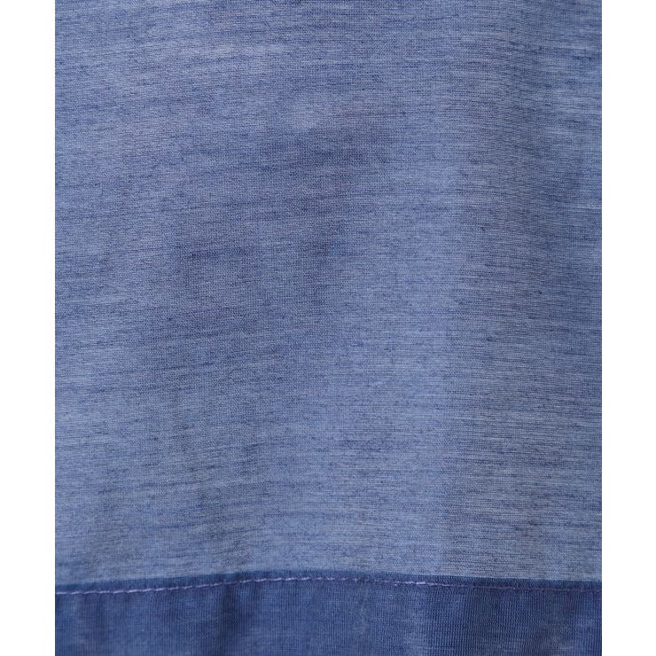 【洗える】シアーデニムショート丈ブラウス | Dessin | 詳細画像8 