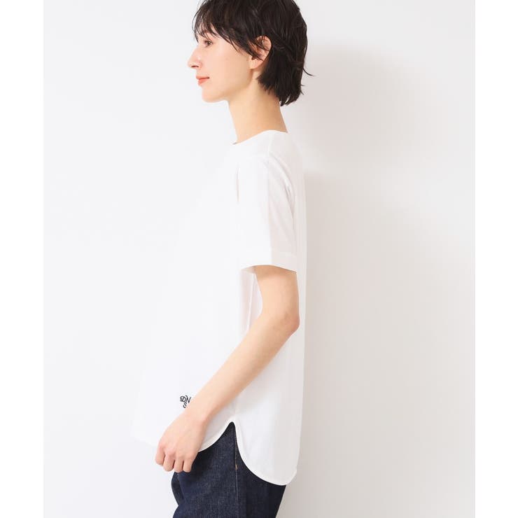 【レイヤード・1枚着・プチプラ】シャツテールTシャツ（XS～L） | Dessin | 詳細画像14 