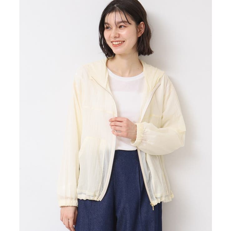 アイボリー(004) | 【洗える】フーデットシアーブルゾン（S～L） | Dessin