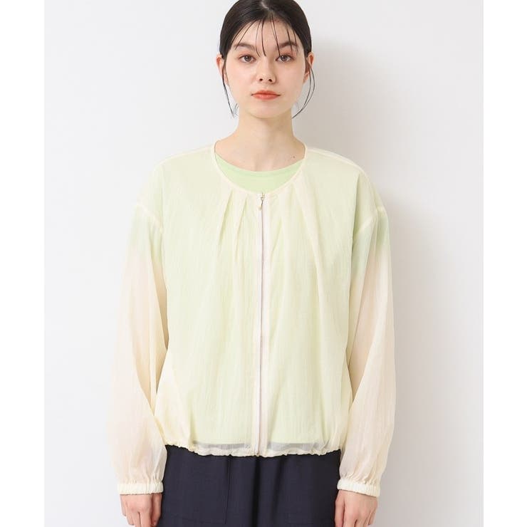 【洗える】クルーネックブルゾン（S～L） | Dessin | 詳細画像23 