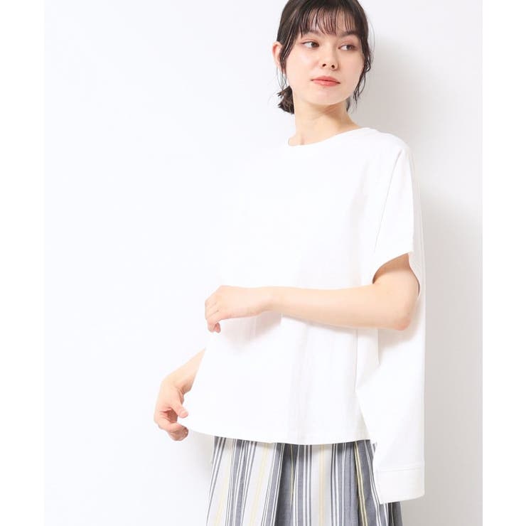【洗える】ワイドラグランスリーブカットソー（XS～L） | Dessin | 詳細画像1 