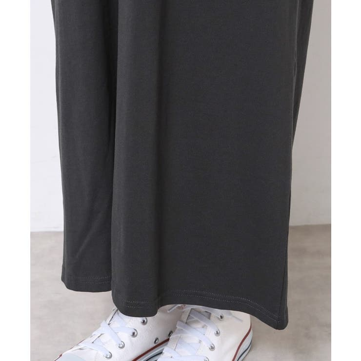 【洗える】ドロスト付きジャージワンピース | Dessin | 詳細画像16 