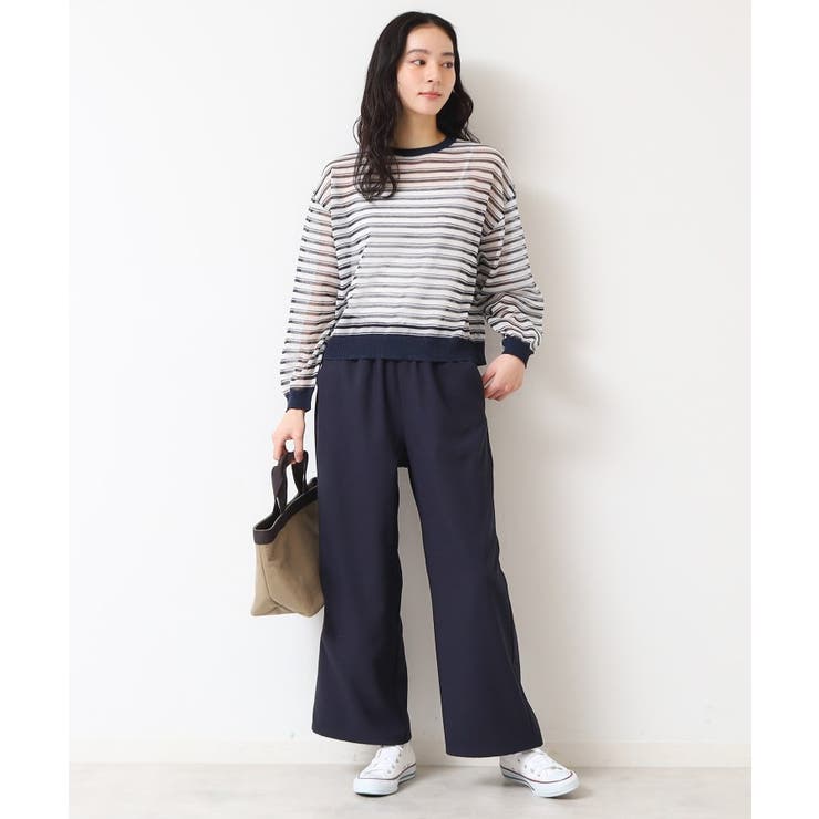 【ウエストゴム・洗える】ドロストリラックスパンツ（XS～L） | Dessin | 詳細画像14 