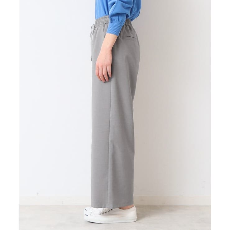 【ウエストゴム・洗える】ドロストリラックスパンツ（XS～L） | Dessin | 詳細画像18 