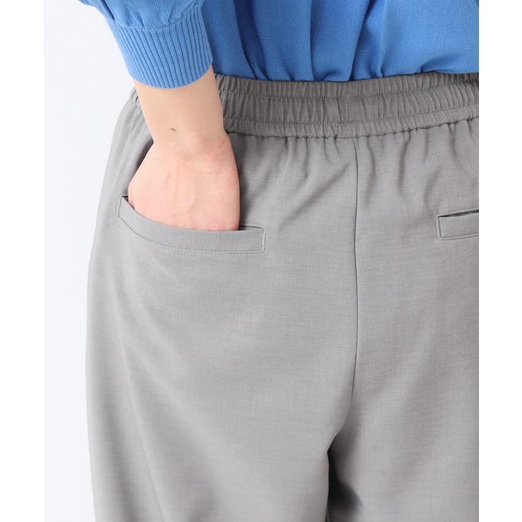 【ウエストゴム・洗える】ドロストリラックスパンツ（XS～L） | Dessin | 詳細画像22 