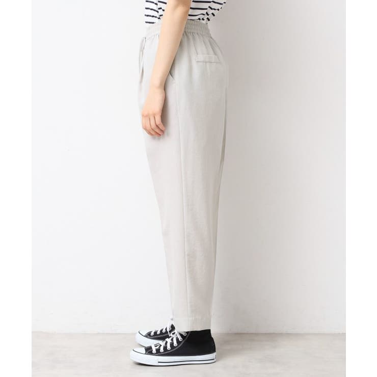 【ウエストゴム・洗える】センターライン入りテーパードパンツ（XS～L） | Dessin | 詳細画像29 