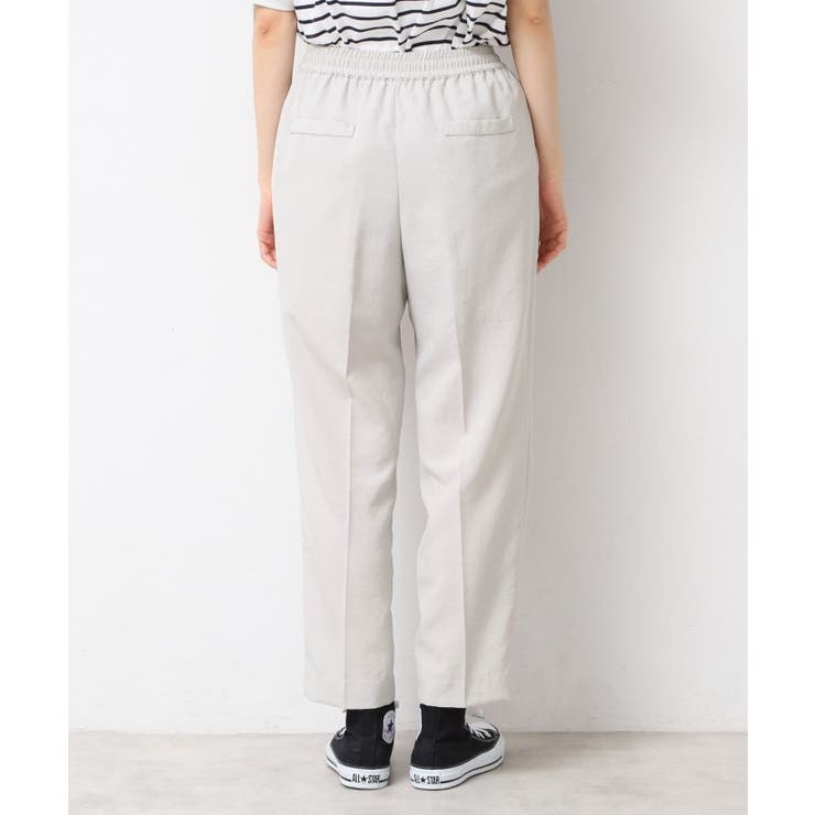 【ウエストゴム・洗える】センターライン入りテーパードパンツ（XS～L） | Dessin | 詳細画像30 