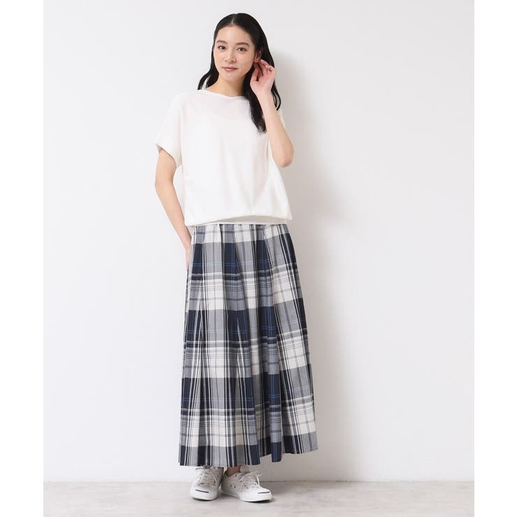 【洗える・4サイズ展開】後ろボタンニットプルオーバーフレンチスリーブ | Dessin | 詳細画像3 