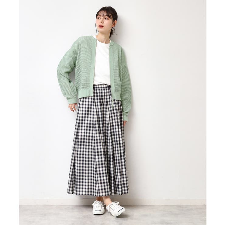 【セットアップ可能・洗える】コットンメッシュブルゾン | Dessin | 詳細画像12 