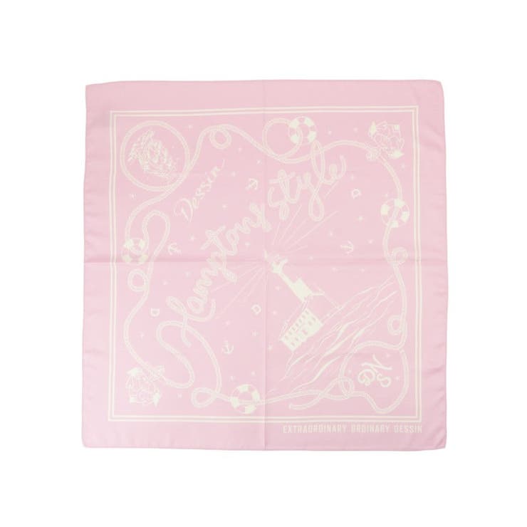 ピンク(071) | オリジナルプリントスカーフ | Dessin