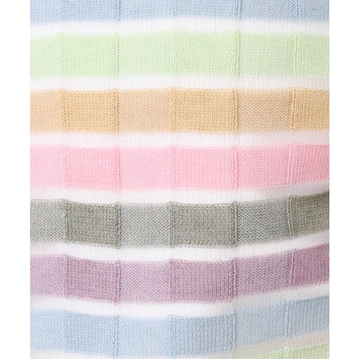 【洗える】シアーボーダーカーディガン（S～L） | Dessin | 詳細画像4 