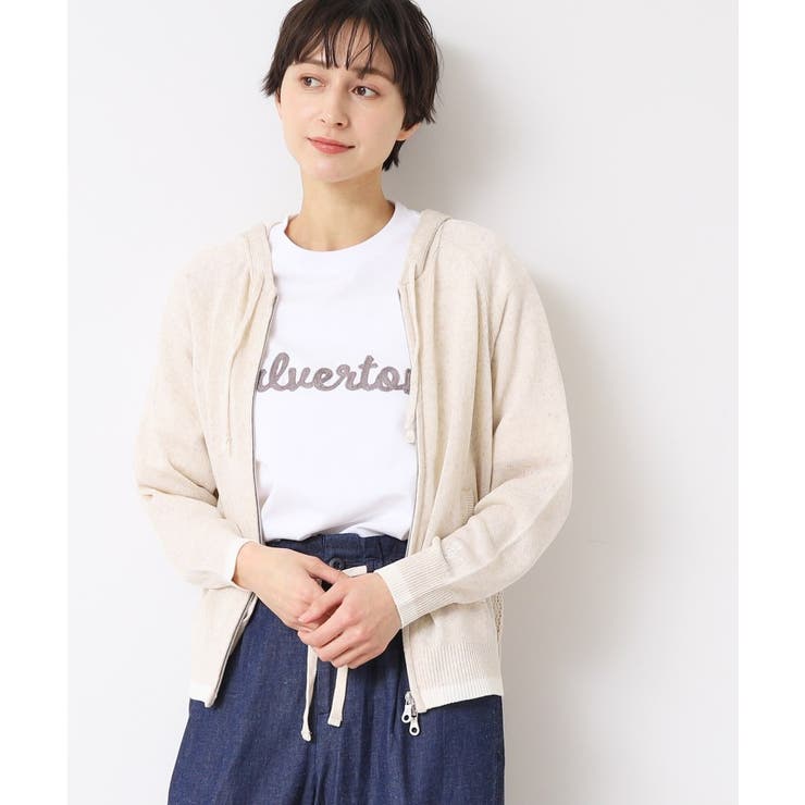 【洗える】フーデッドカーディガン（S～L） | Dessin | 詳細画像5 