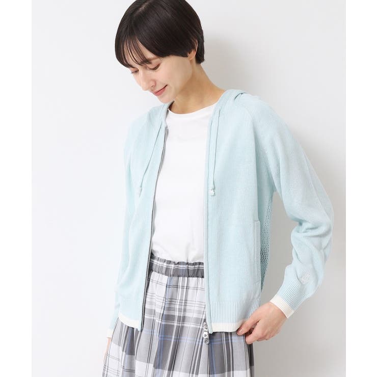 【洗える】フーデッドカーディガン（S～L） | Dessin | 詳細画像9 