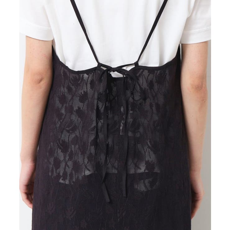 【洗える】刺繍柄インドレースキャミワンピース | Dessin | 詳細画像14 