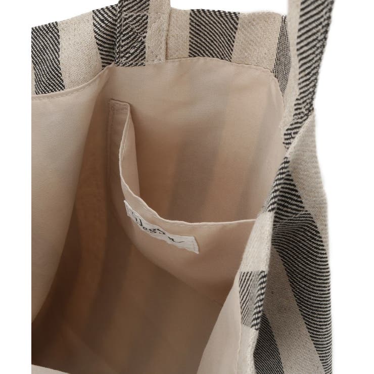 ストライプロゴ刺繍トート | Dessin | 詳細画像17 