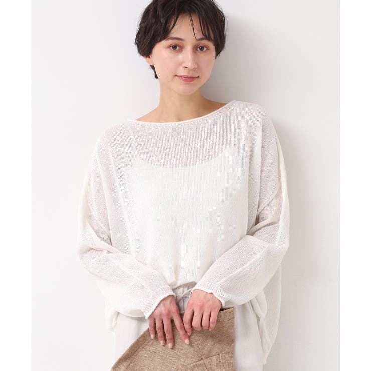 【日本製・洗える】ニュアンスワイドプルオーバー | Dessin | 詳細画像1 