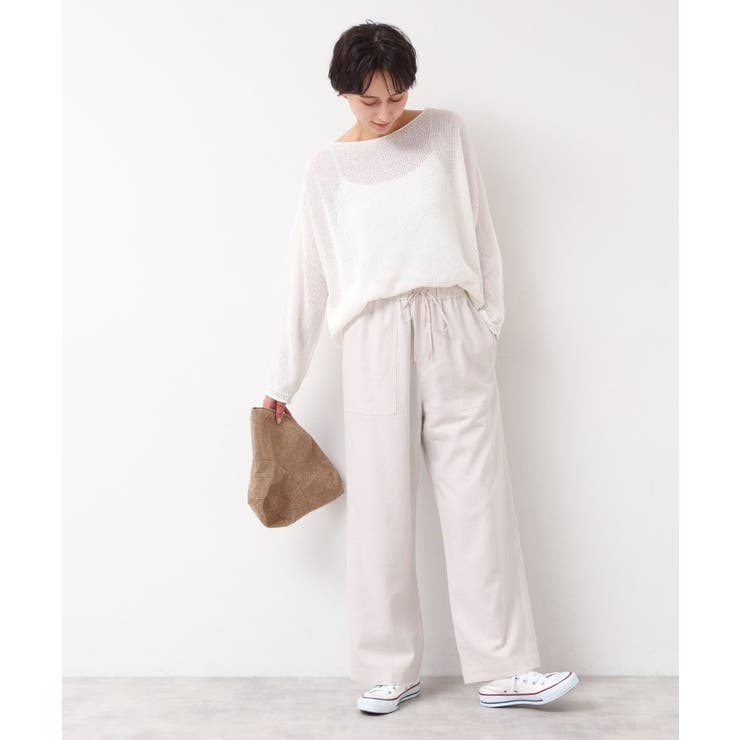 【日本製・洗える】ニュアンスワイドプルオーバー | Dessin | 詳細画像3 