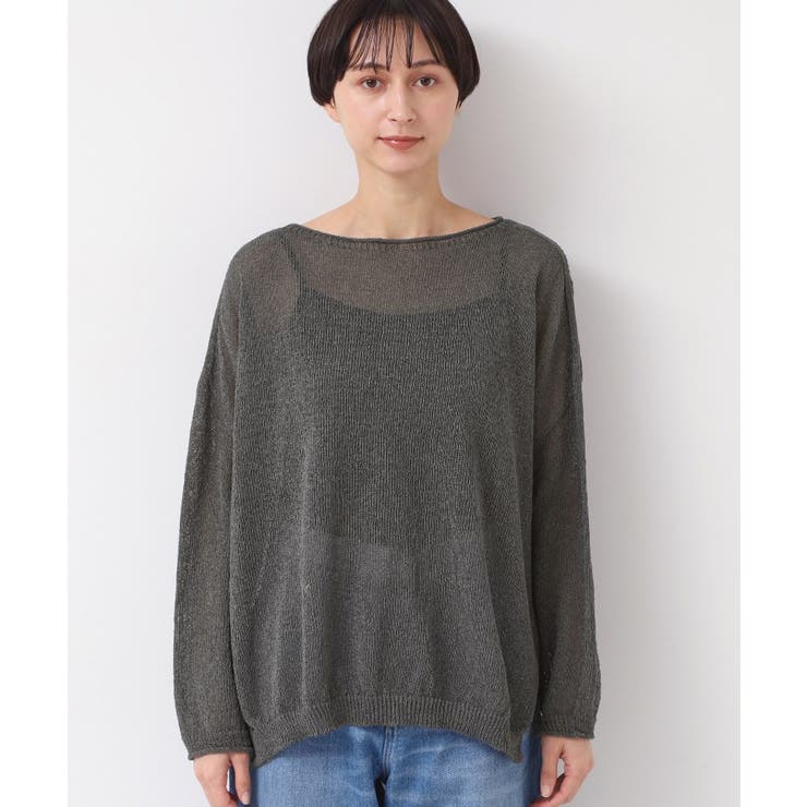 【日本製・洗える】ニュアンスワイドプルオーバー | Dessin | 詳細画像9 