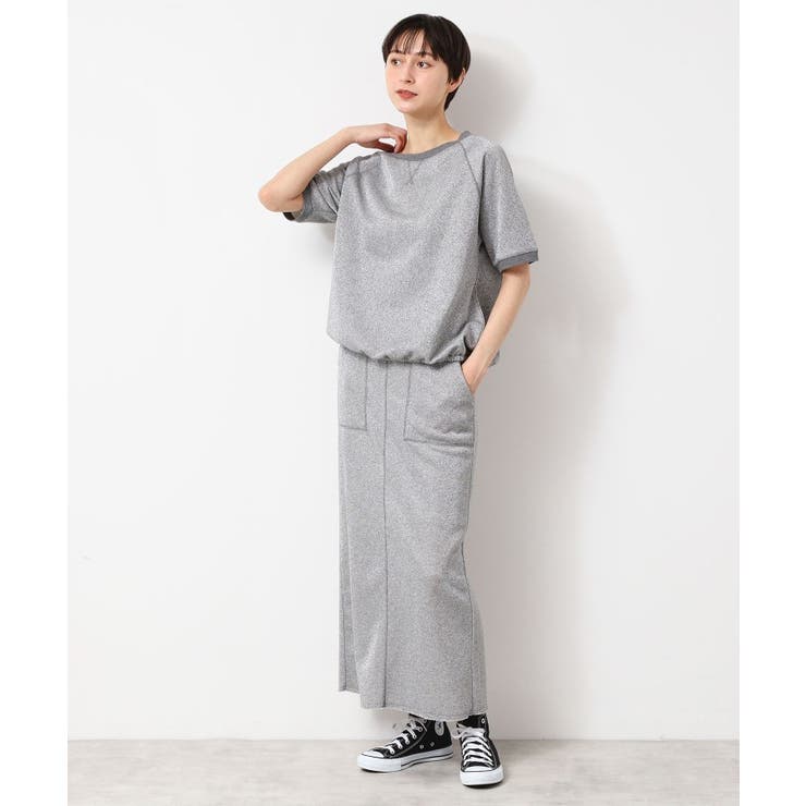 【セットアップ可能・洗える】ラメ入り裏毛ジャージプルオーバー | Dessin | 詳細画像7 